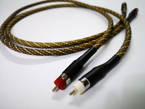 1pair occ silver rca audio - silver,