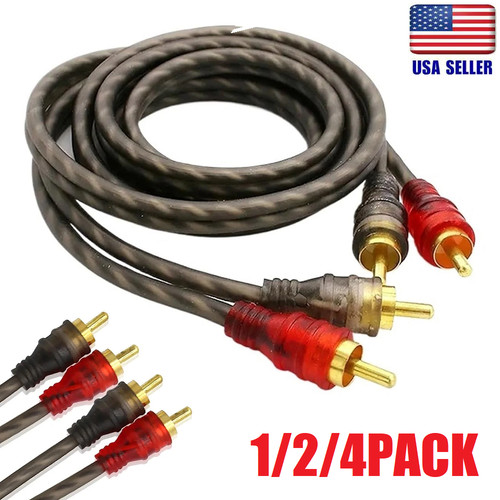 4pcs rca audio cable - rca,